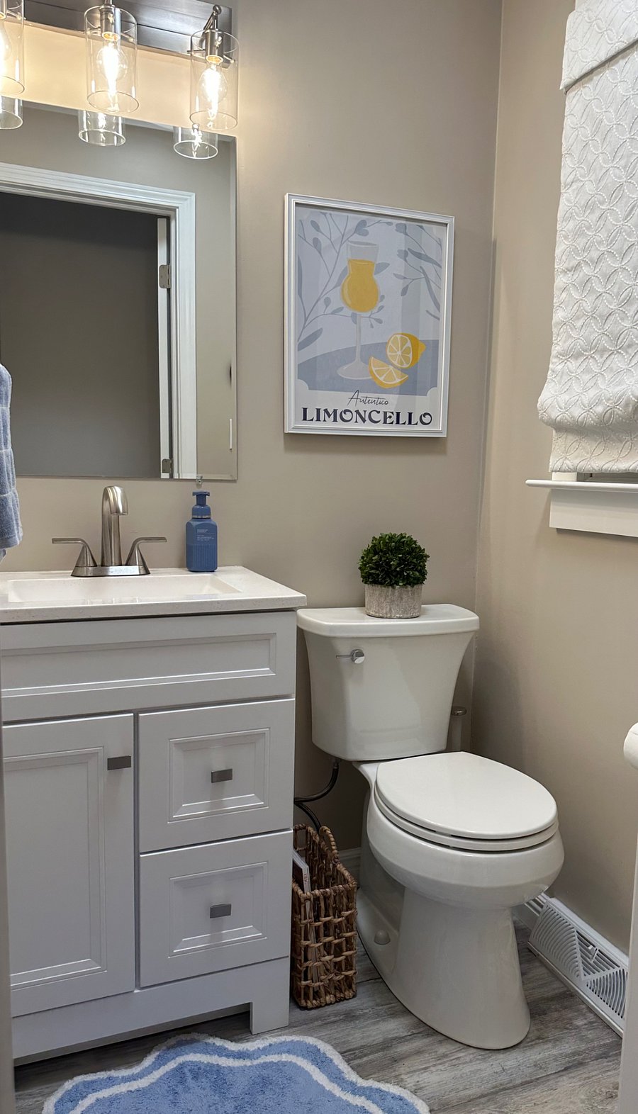 Powder room on main level