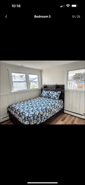 Bedroom with Smart TV