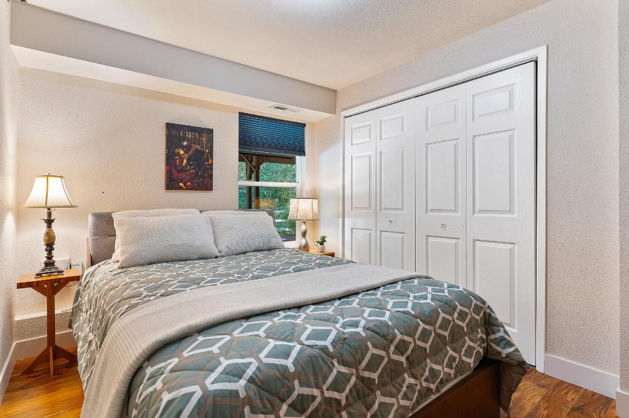 The bed is Bluetooth enabled. You can connect your phone and listen to your night time music or podcasts right through the bed speakers! It also features 2 slide in charging ports- no need for cords!