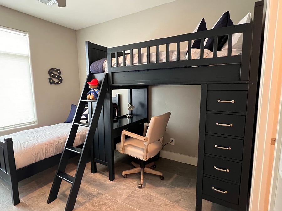 Desk and Drawers