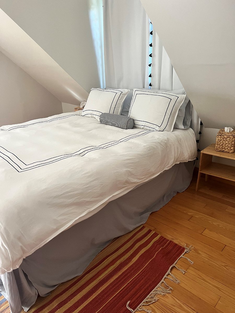 Primary bedroom with attached private bathroom