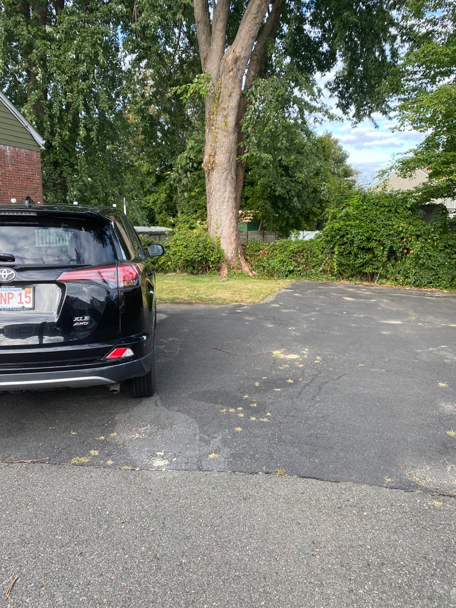 Large driveway 