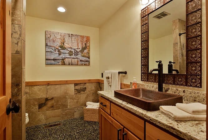 Lower Bath with Shower