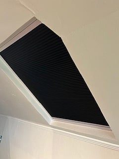 Black out shade for skylight
