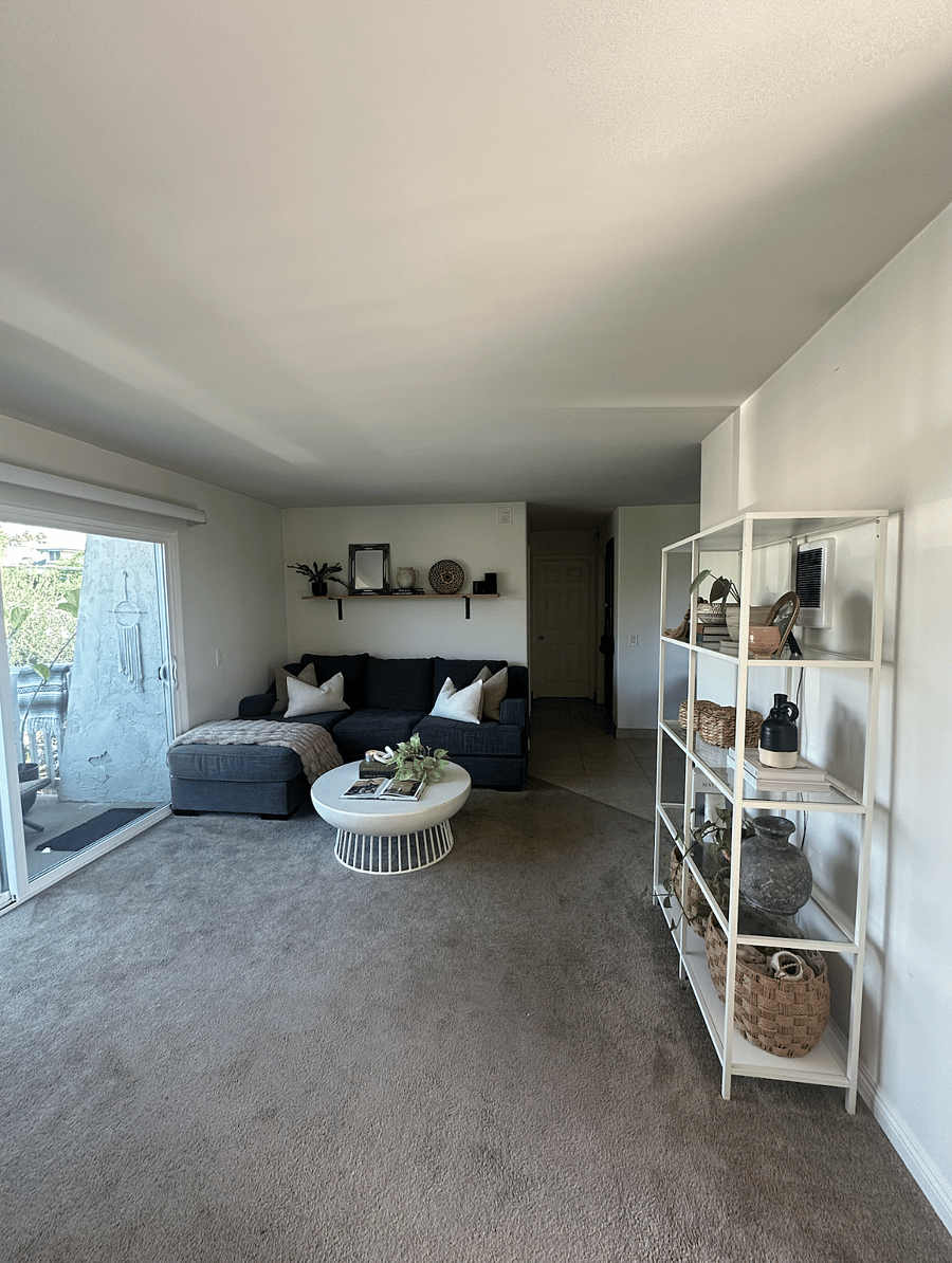 Shared living room space.