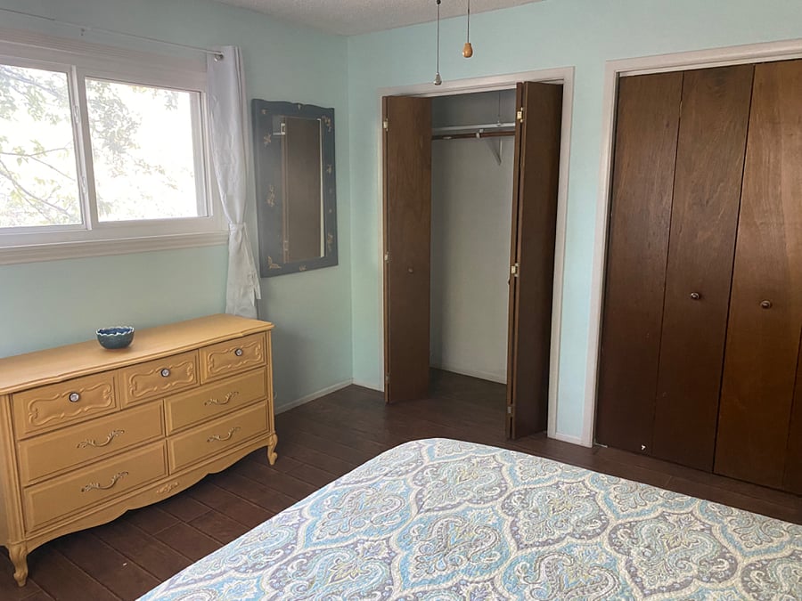 Two big closets 