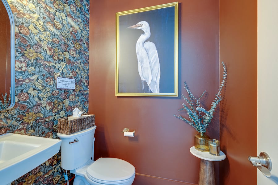Half bath on first floor