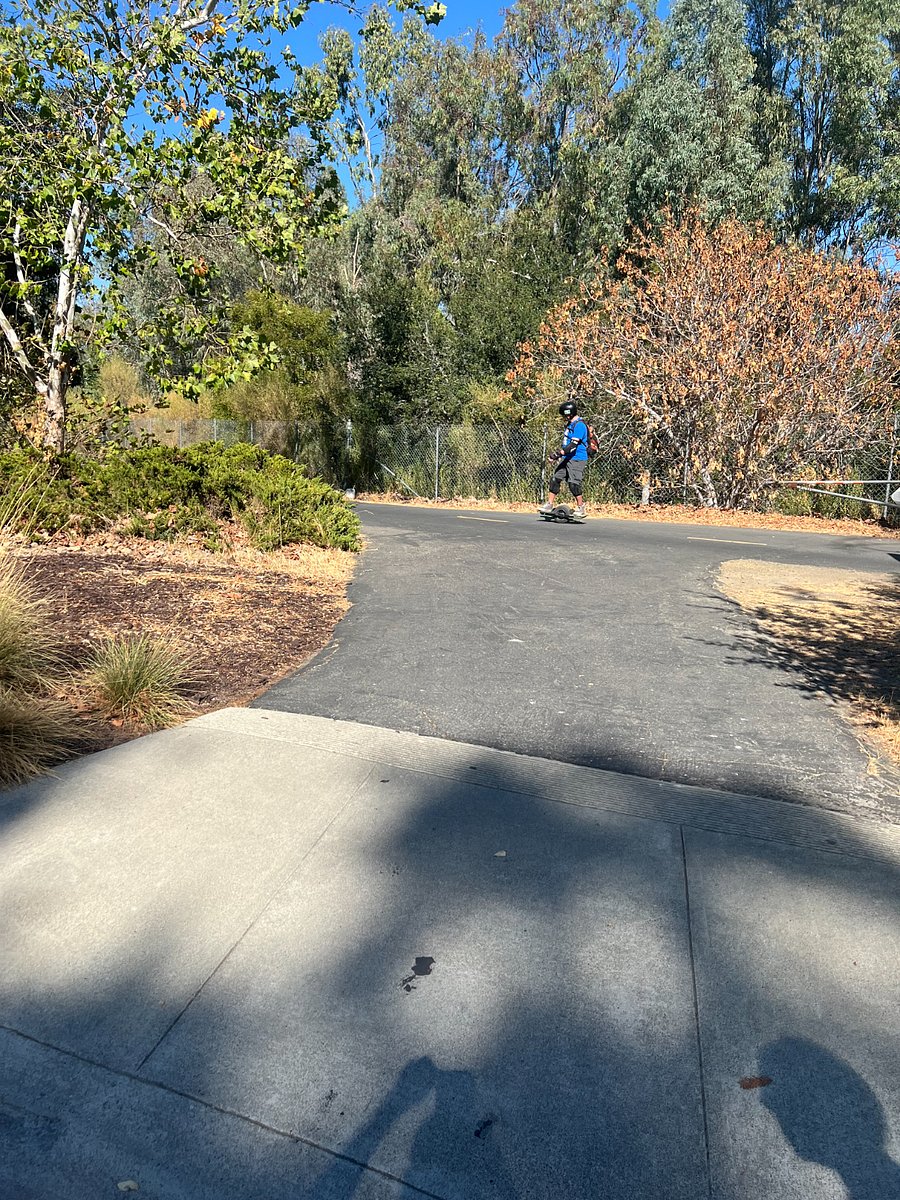 Entrance to the LG Creek Trail. Just across the parking lot from my unit.