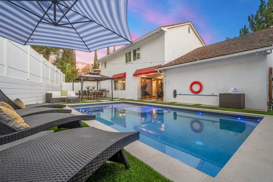 Brand New Pool with huge spa for the whole family.