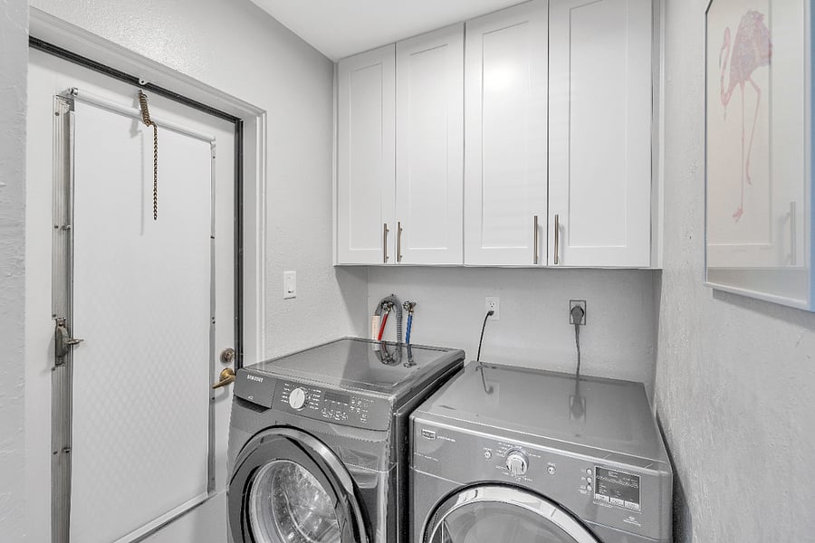 Laundry area.