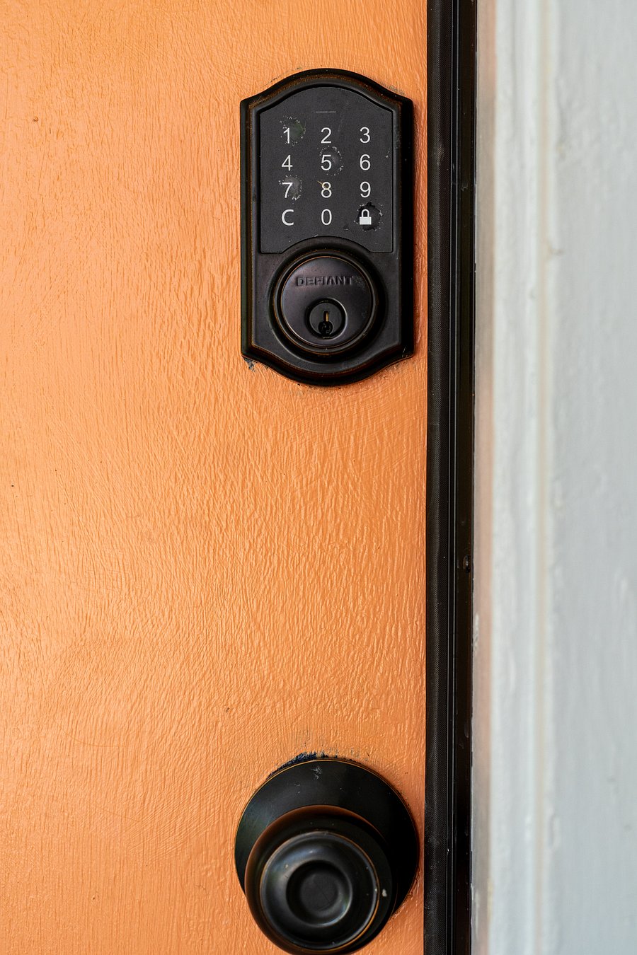 Keypad access.