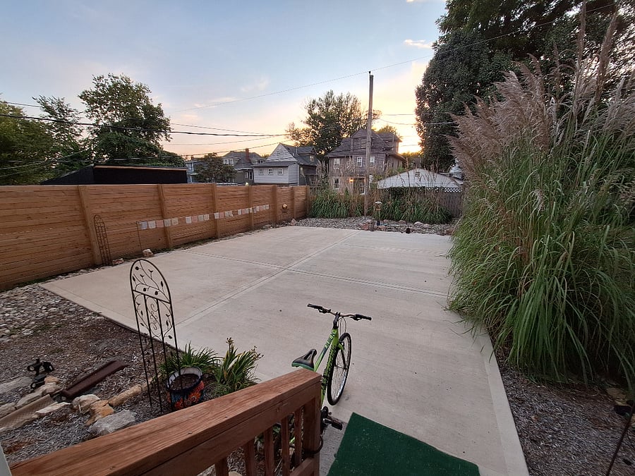 Offstreet Parking area at rear of house