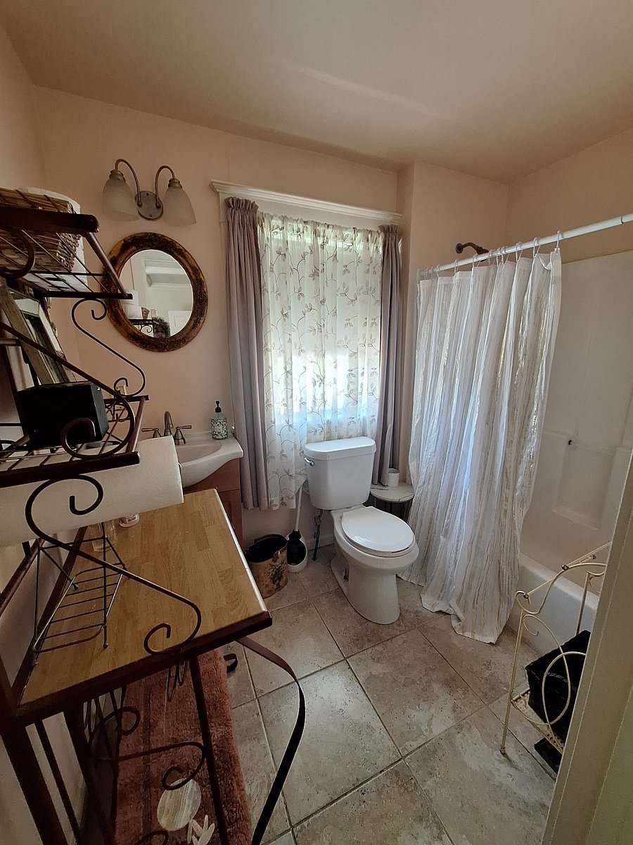 Full bathroom with shower