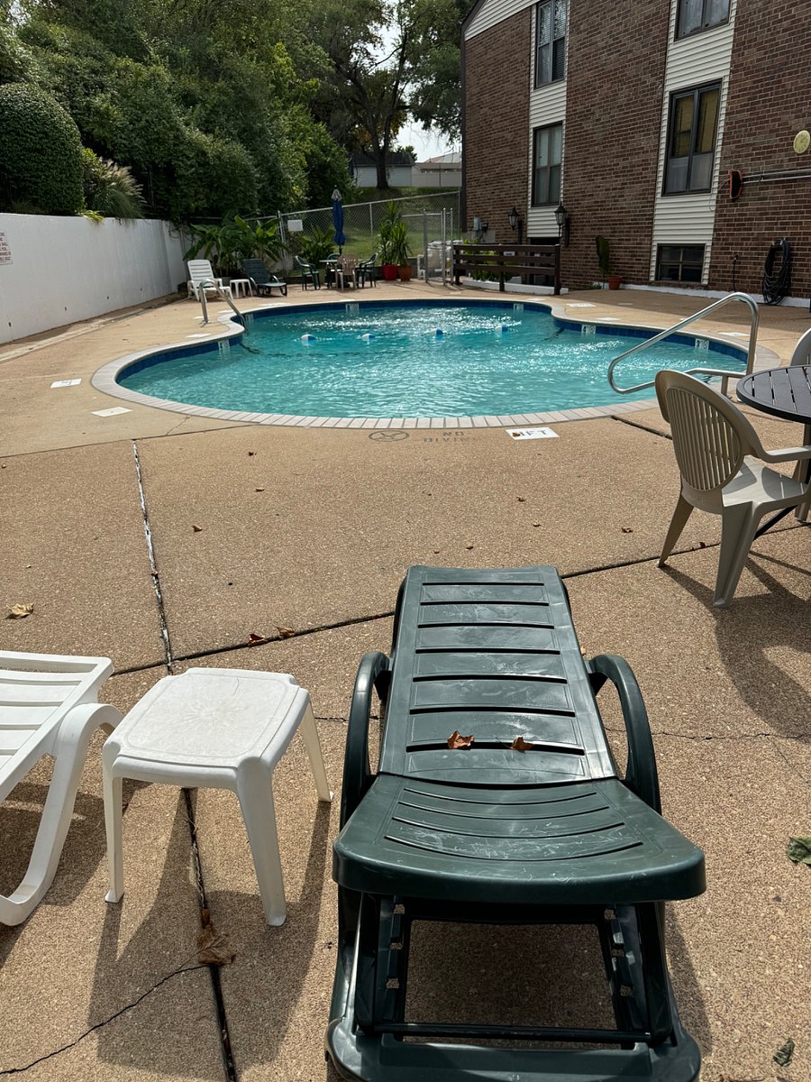 Community pool (seasonal) is very nearby