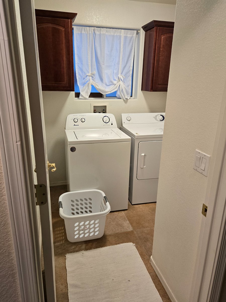 Laundry area.