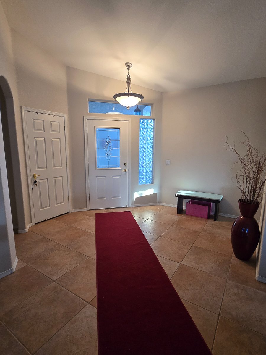 Front door entry.
