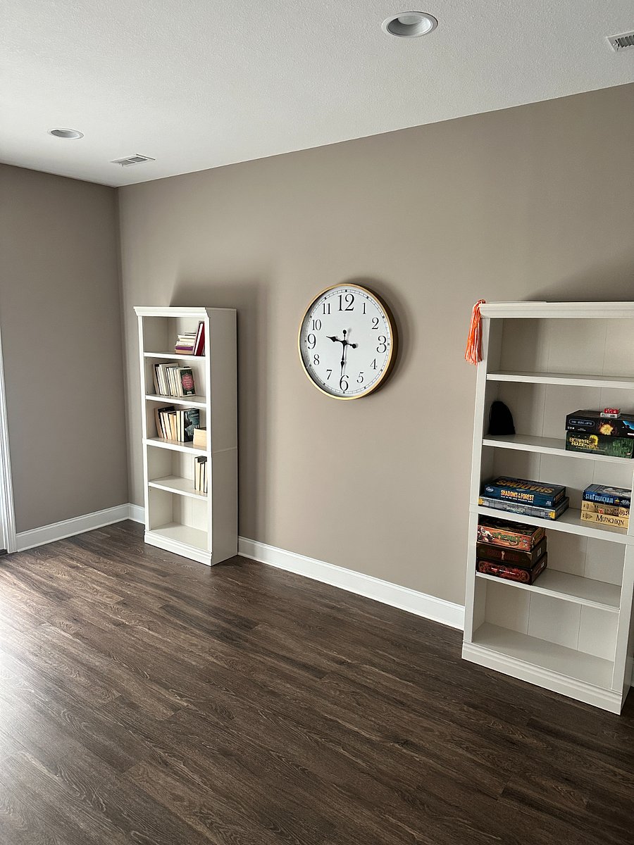 Book Shelves on Main Floor