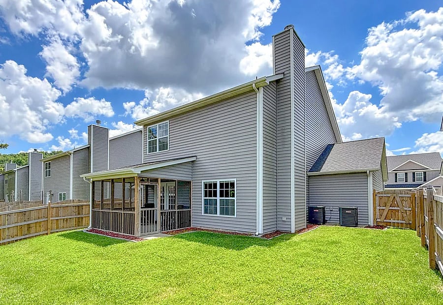 Backyard & Screened Porch