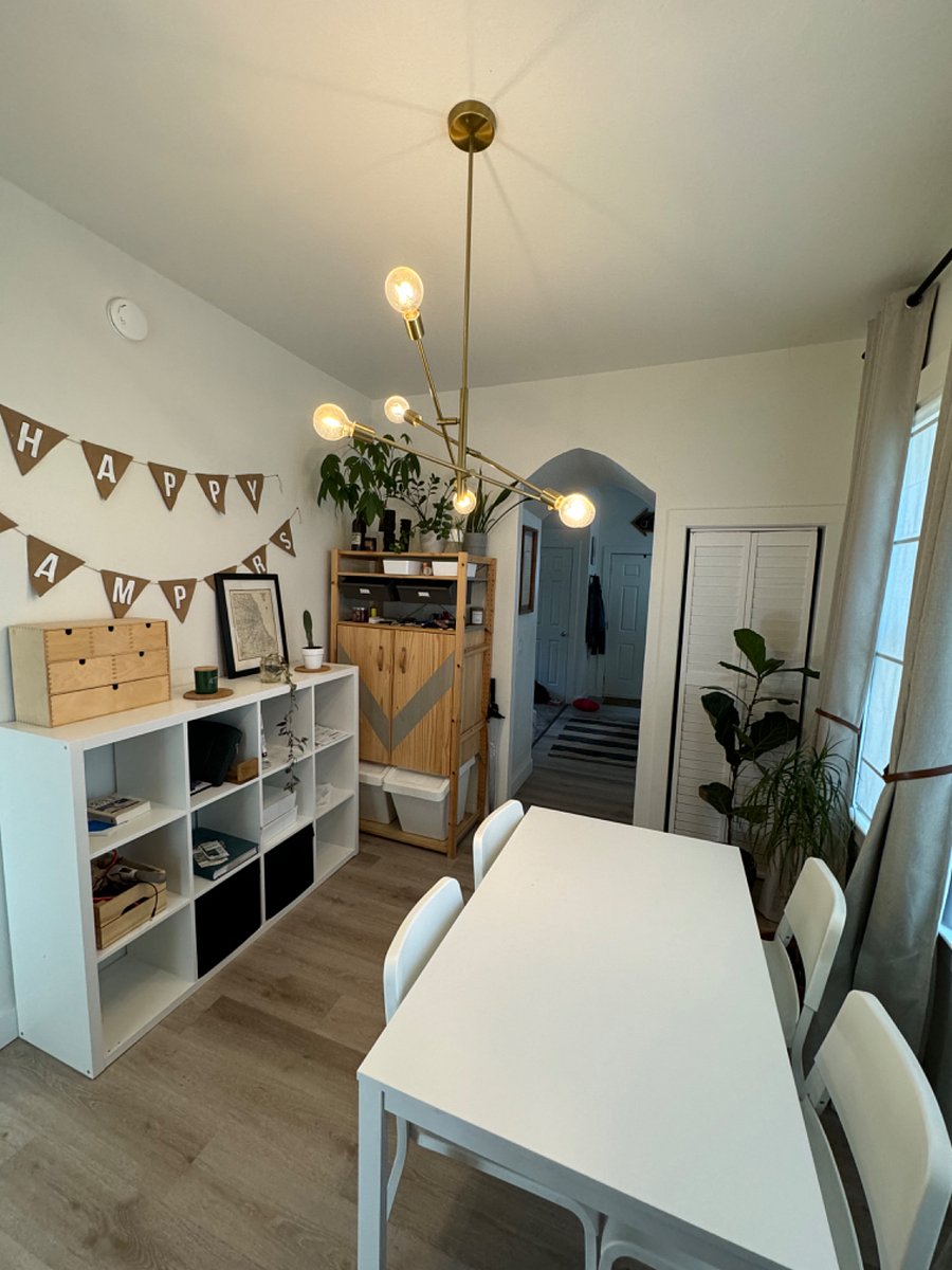 Shared dining room.
