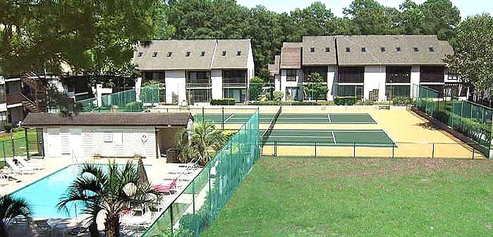 Onsite Tennis and Pickle Ball Court and second pool.