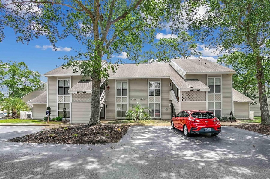 2nd floor end unit on the left. Unit is two stories inside with a loft.