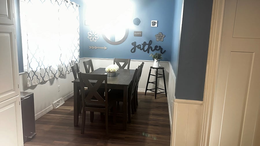Dining room off the kitchen