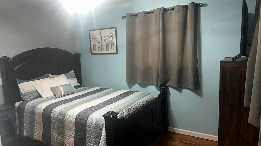 Bedroom 3 (has a smart TV and is attached to the half bath)
