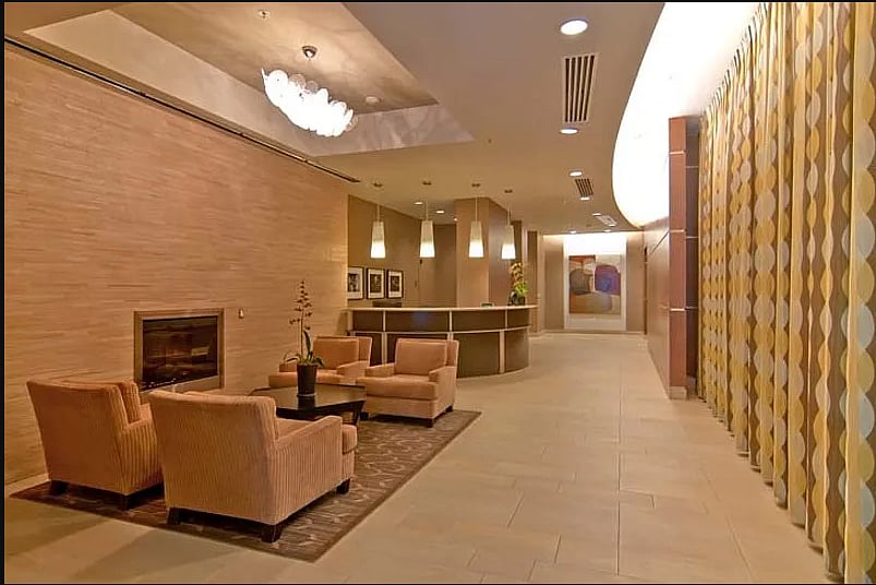 Lobby area downstairs