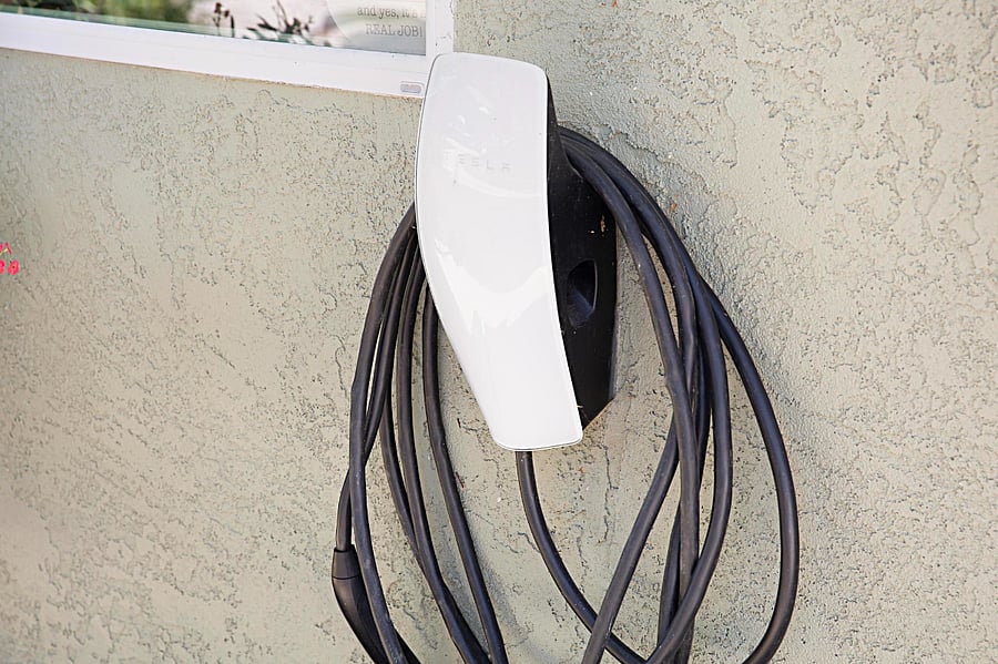 Tesla Wall Charger available for fast and convenient electric vehicle charging, perfect for Tesla owners needing a quick and reliable charge during their stay. Directly in front of your parking space.  