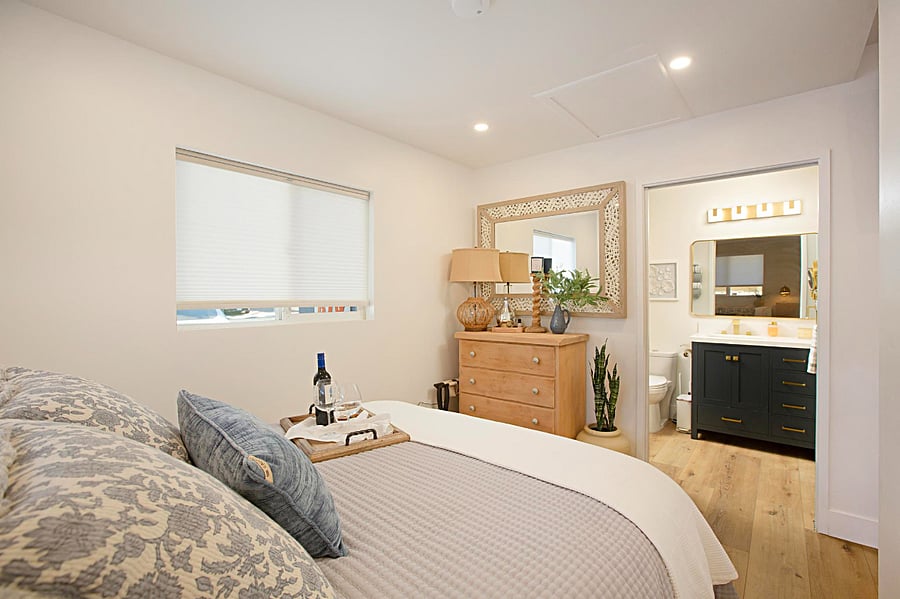 Under the bed, you will find additional storage along with hey, second set of clean linens.