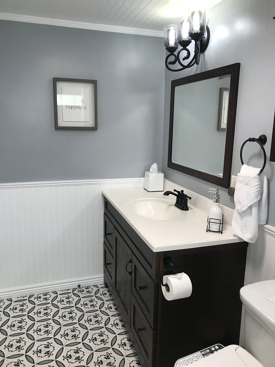 Large bathroom vanity 
