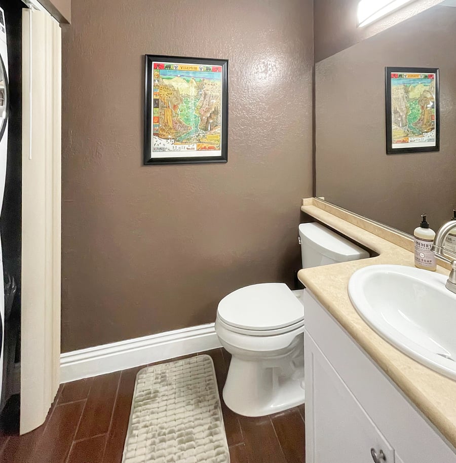 Half bath with Laundry