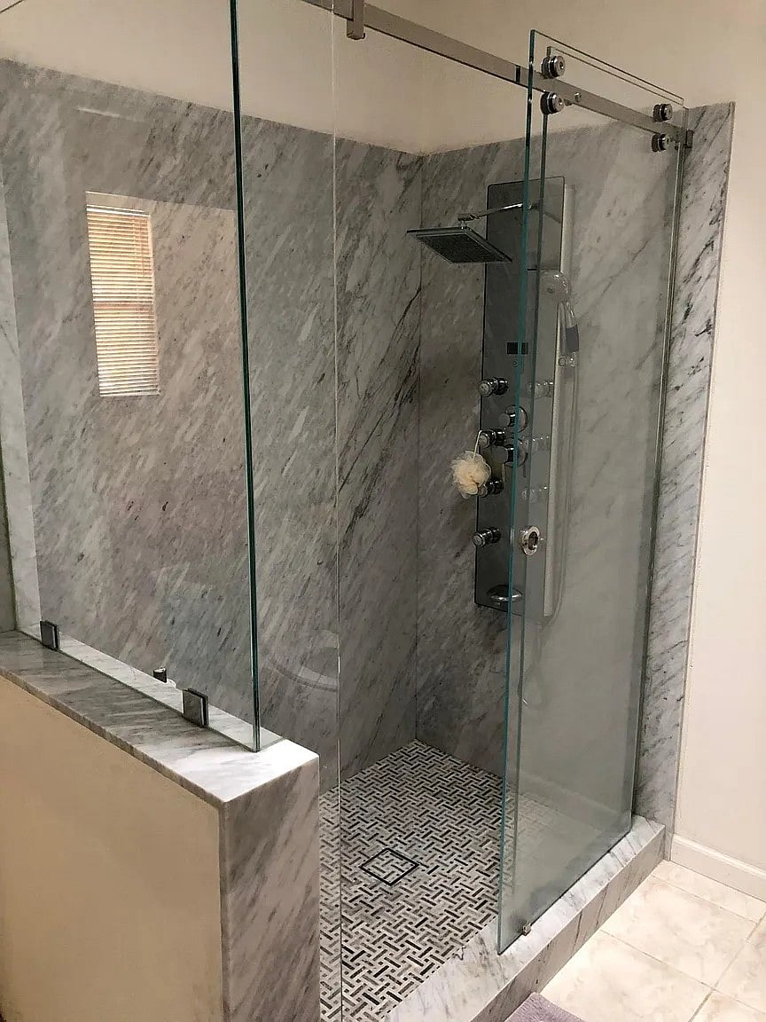 Bathroom (shared for bedroom 2/3/4) - Walk in shower.