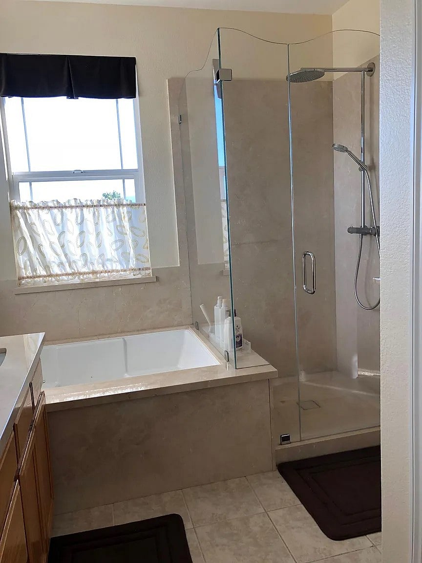 Master bathroom - walk in shower