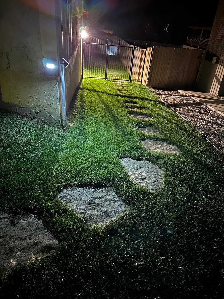 Well lit walkway