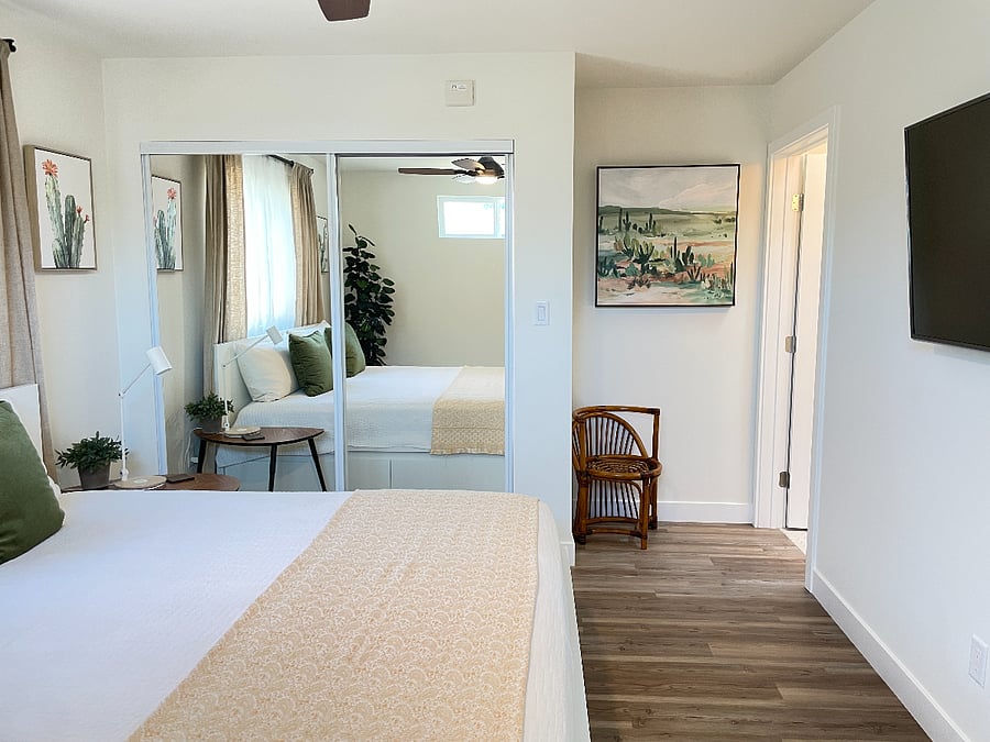 Primary Suite + Large Closet + En Suite Bathroom