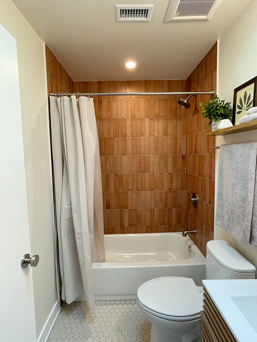 Primary Bath + Designer Tile