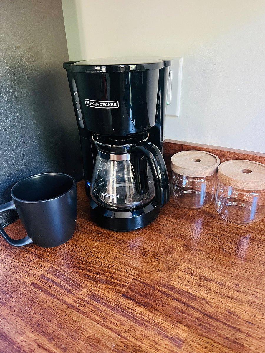 Coffee pot for your convenience- starter coffee and tea included