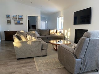 Upper level living area