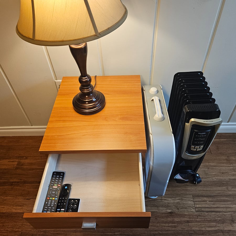 Firestick remote, TV remote, and space heater remote