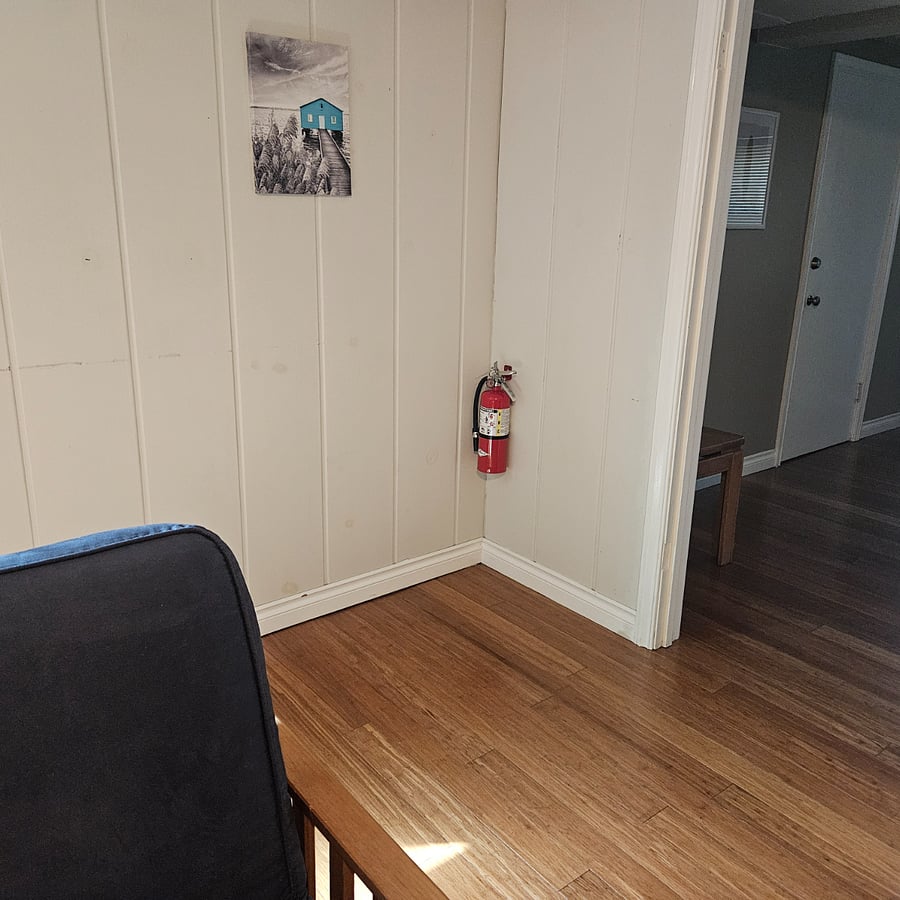 Fire extinguisher location