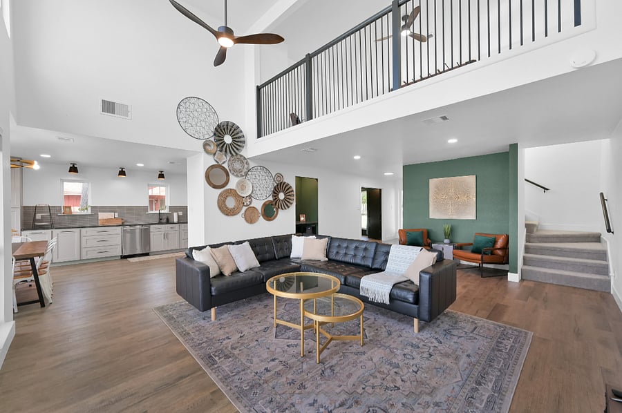 Check out the openness of this home! It's such a great place to relax at the end of the day.