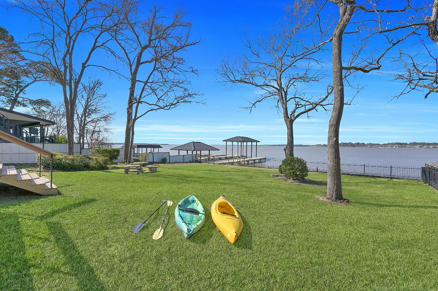 We provide two kayaks and life vests for our guests.