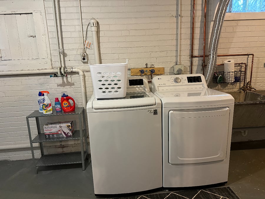 Laundry (in basement)