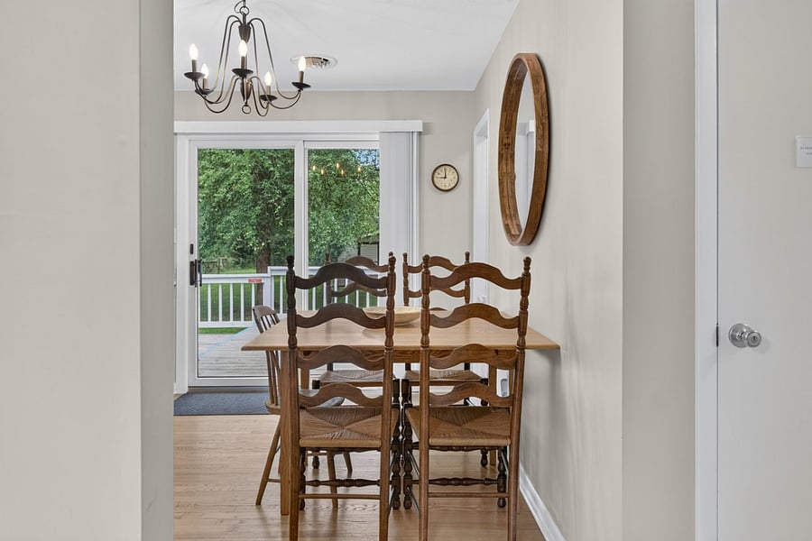 Fully equipped kitchen and dining area make longer stays easy  cook at home, meal prep for shifts and settle into a normal routine.