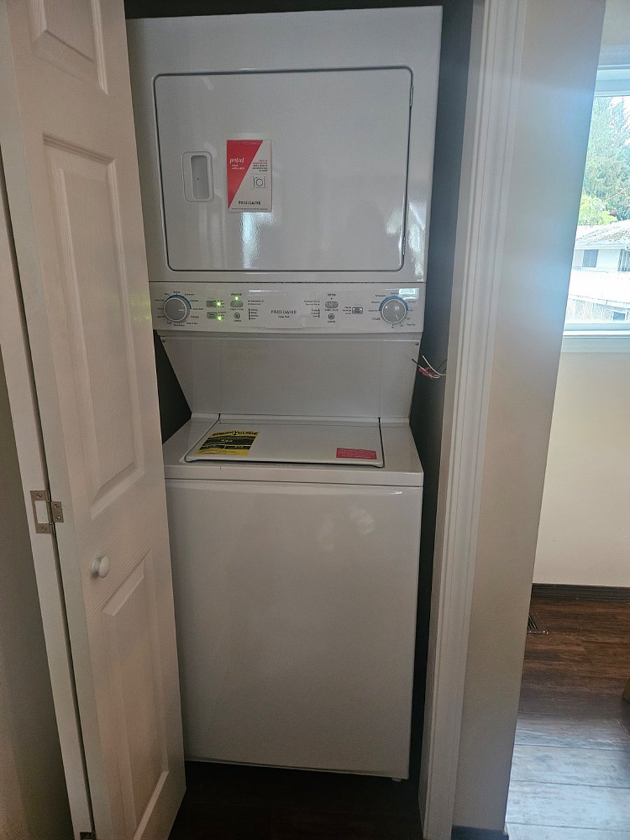 washer and dryer