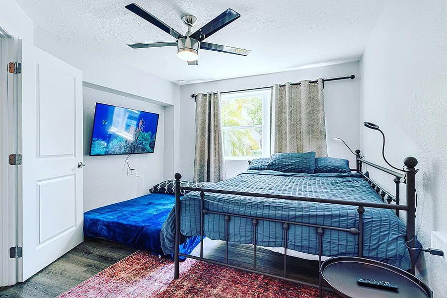 Bedroom #2 comes with trundle bed. 