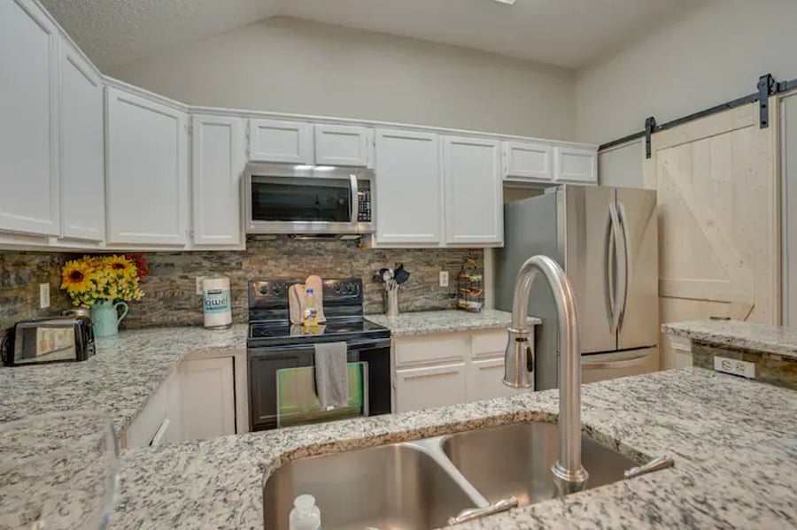 View of the kitchen