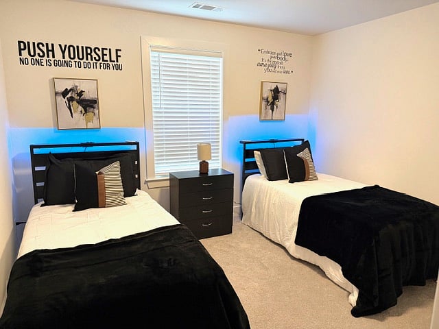 Comfortable twin bedroom offering versatile accommodations
