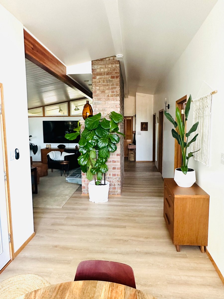 View towards the front door